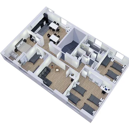 Modern-netflix-messe-veltins Arena-free Parking Lejlighed