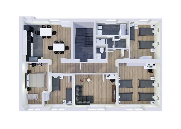 Modern-netflix-messe-veltins Arena-free Parking Lejlighed *