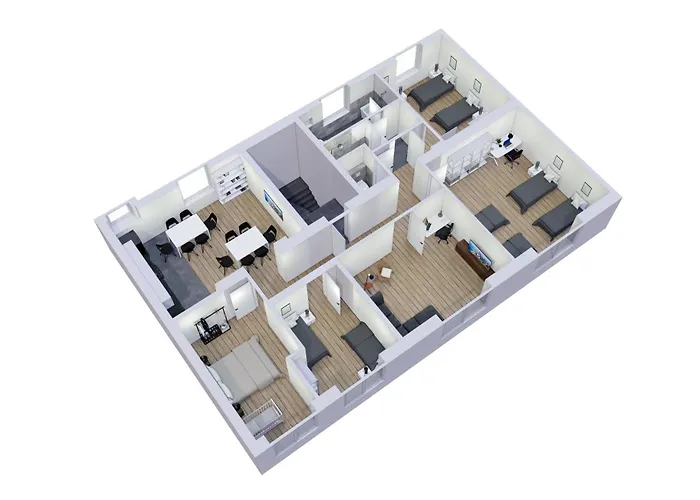 Modern-netflix-messe-veltins Arena-free Parking Apartment Gelsenkirchen